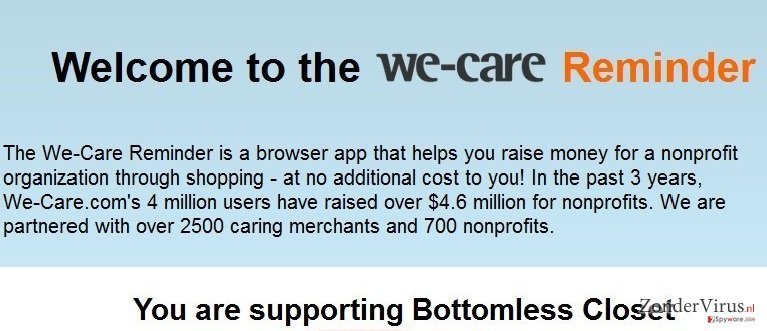 We-care Reminder snapshot We-care Reminder snapshot