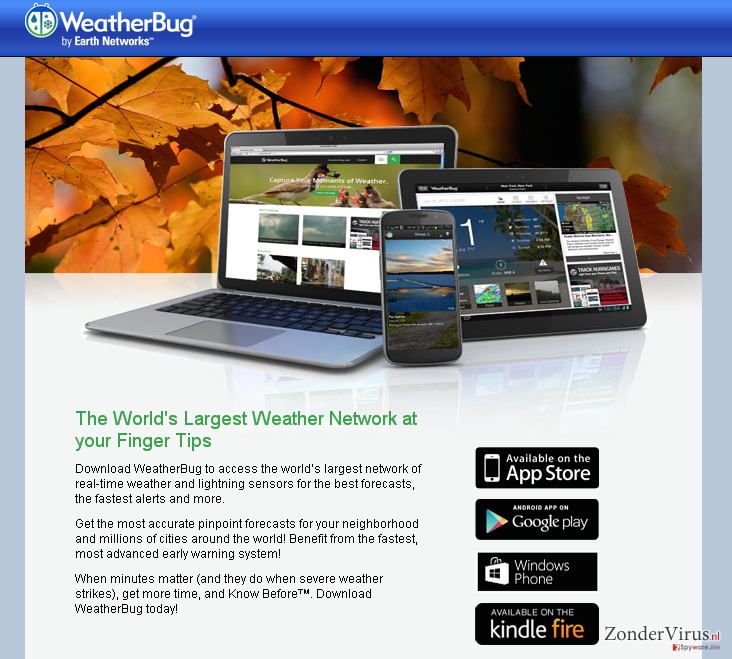 Advertenties door Weather Bug snapshot Advertenties door Weather Bug snapshot