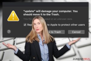 Zal je computer beschadigen. Je zou het naar de Prullenbak moeten verplaatsen