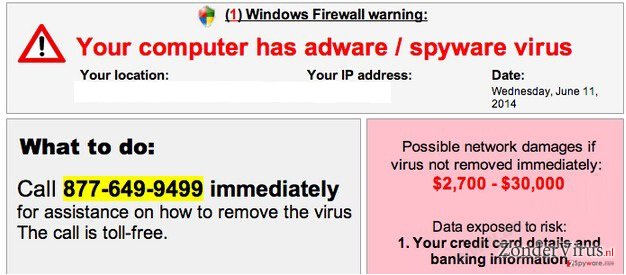 Your computer has adware / spyware virus snapshot Your computer has adware / spyware virus snapshot