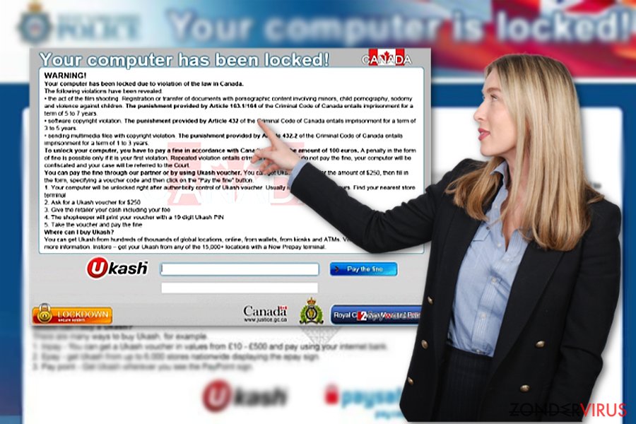 Uw computer is vergrendeld snapshot Uw computer is vergrendeld snapshot